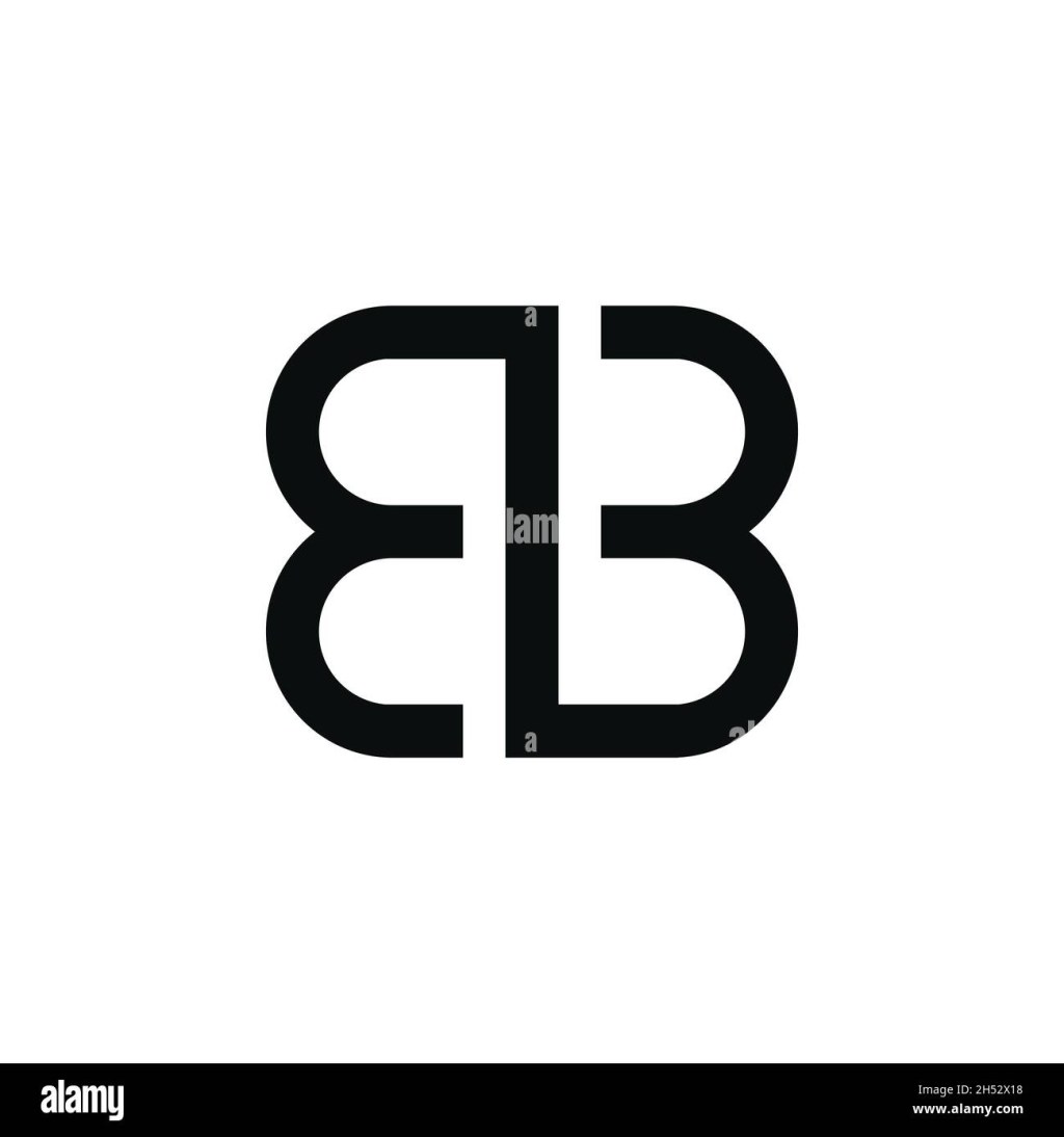 Picture of: Anfangsbuchstabe BB Logo Design Vektor Stock-Vektorgrafik – Alamy