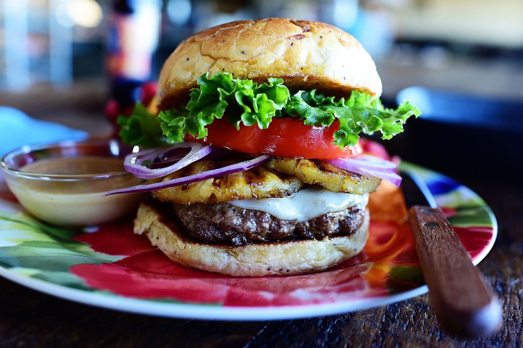 Picture of: Best Hawaiian Burgers Recipe – How to Make Hawaiian Burgers