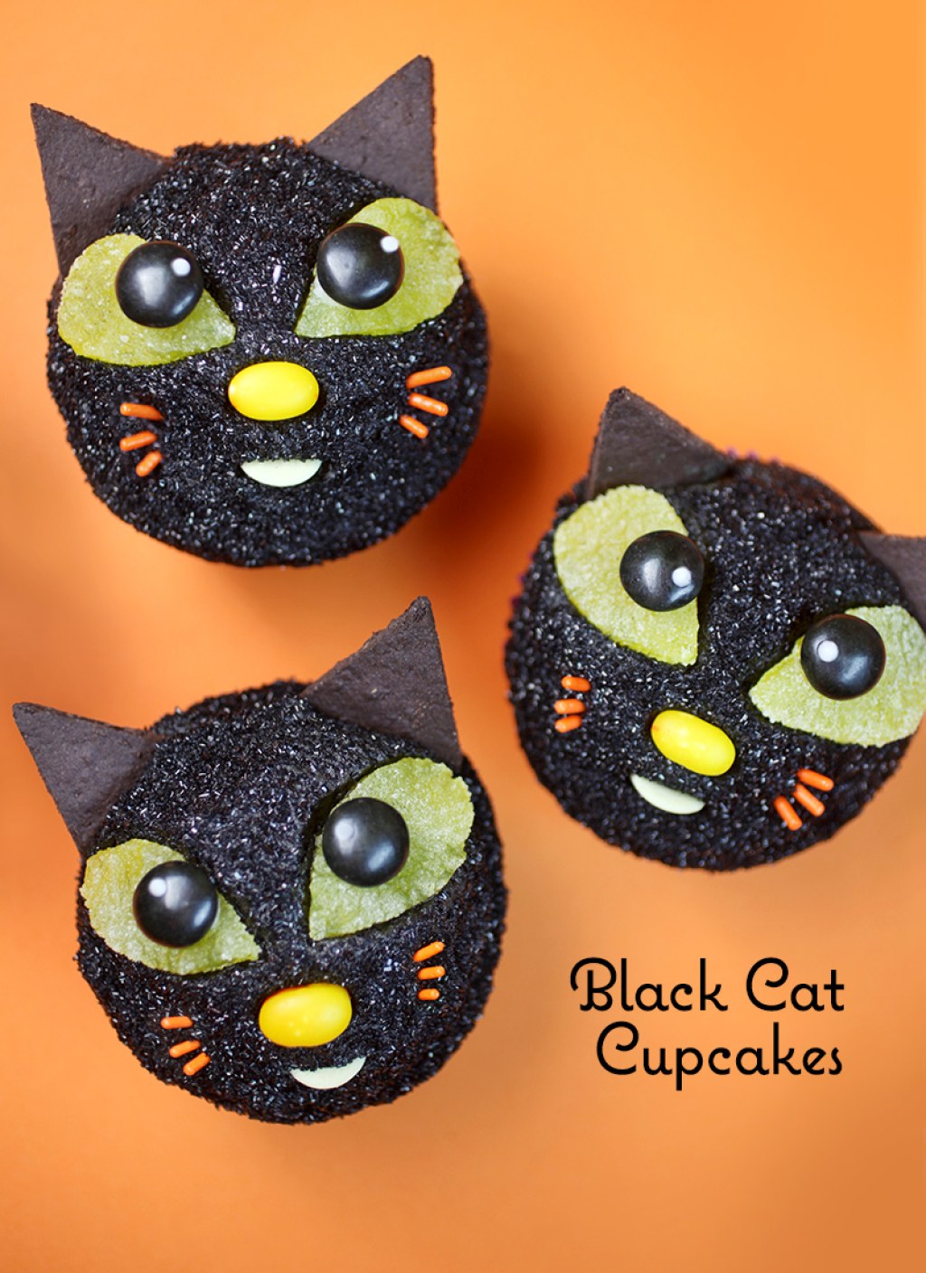 Picture of: Black Cat Cupcakes – Bakerella