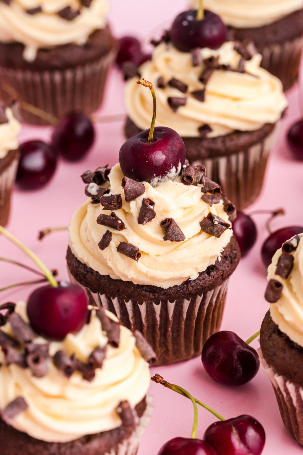 Picture of: Black Forest Cupcakes