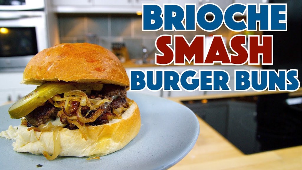 Picture of: 🍔# Buns For Smash Burgers! Smash Burger Brioche Buns Recipe – Glen And  Friends Cooking