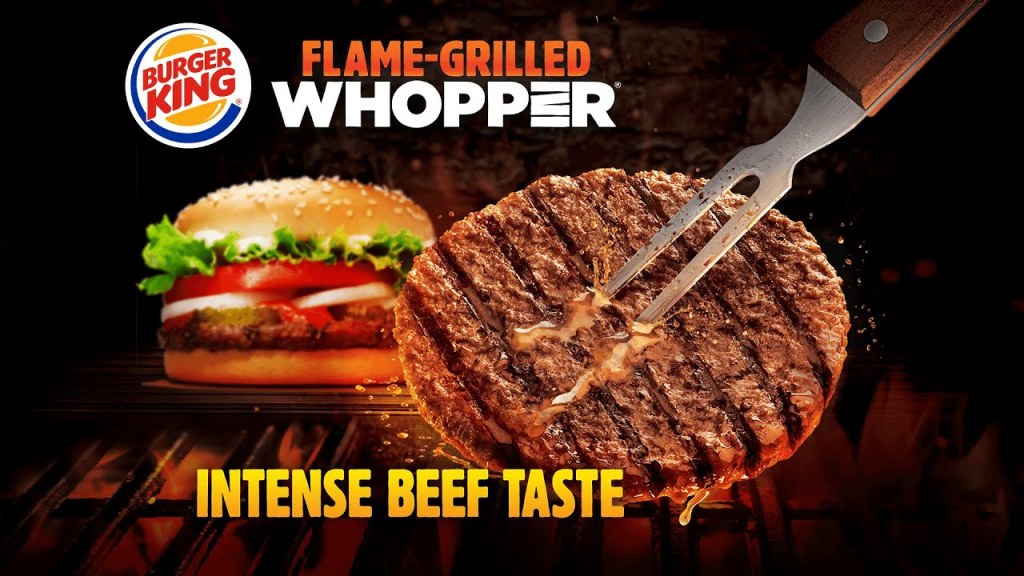 Picture of: Burger King Flame-Grilled Whopper: Intense Beef Taste