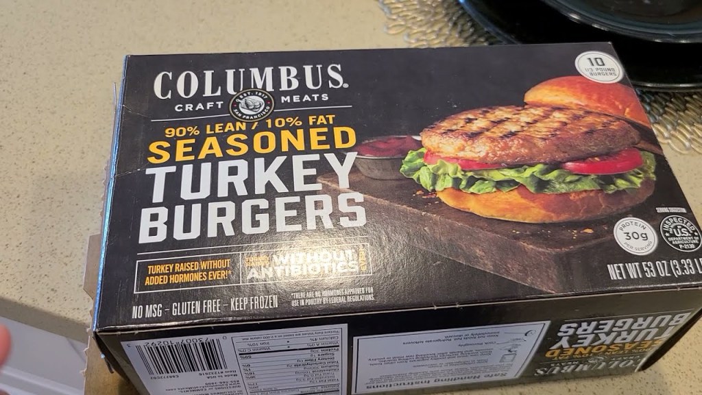 Picture of: Columbus Turkey Burger Review- The Healthiest Turkey Burger