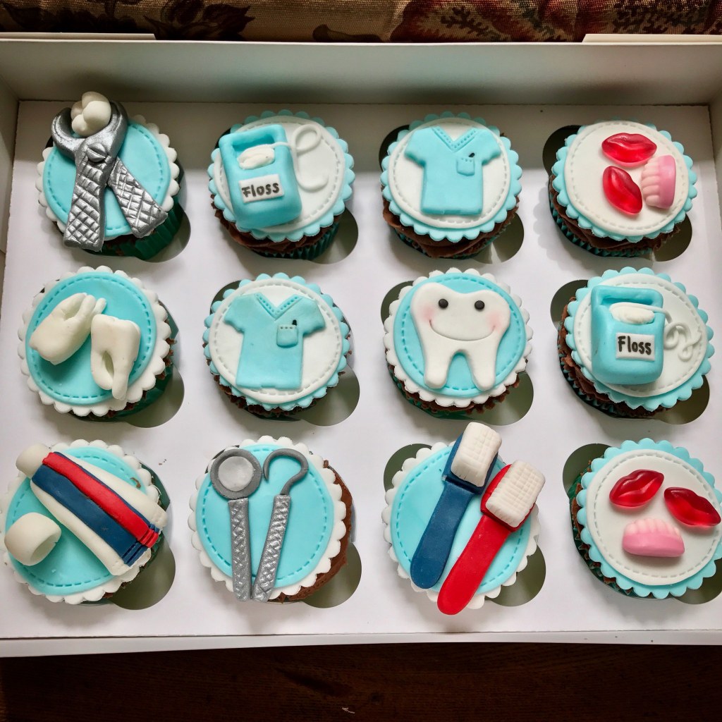 Picture of: Cupcakes for dentists  Birthday beer cake, Dental cake, Dentist cake