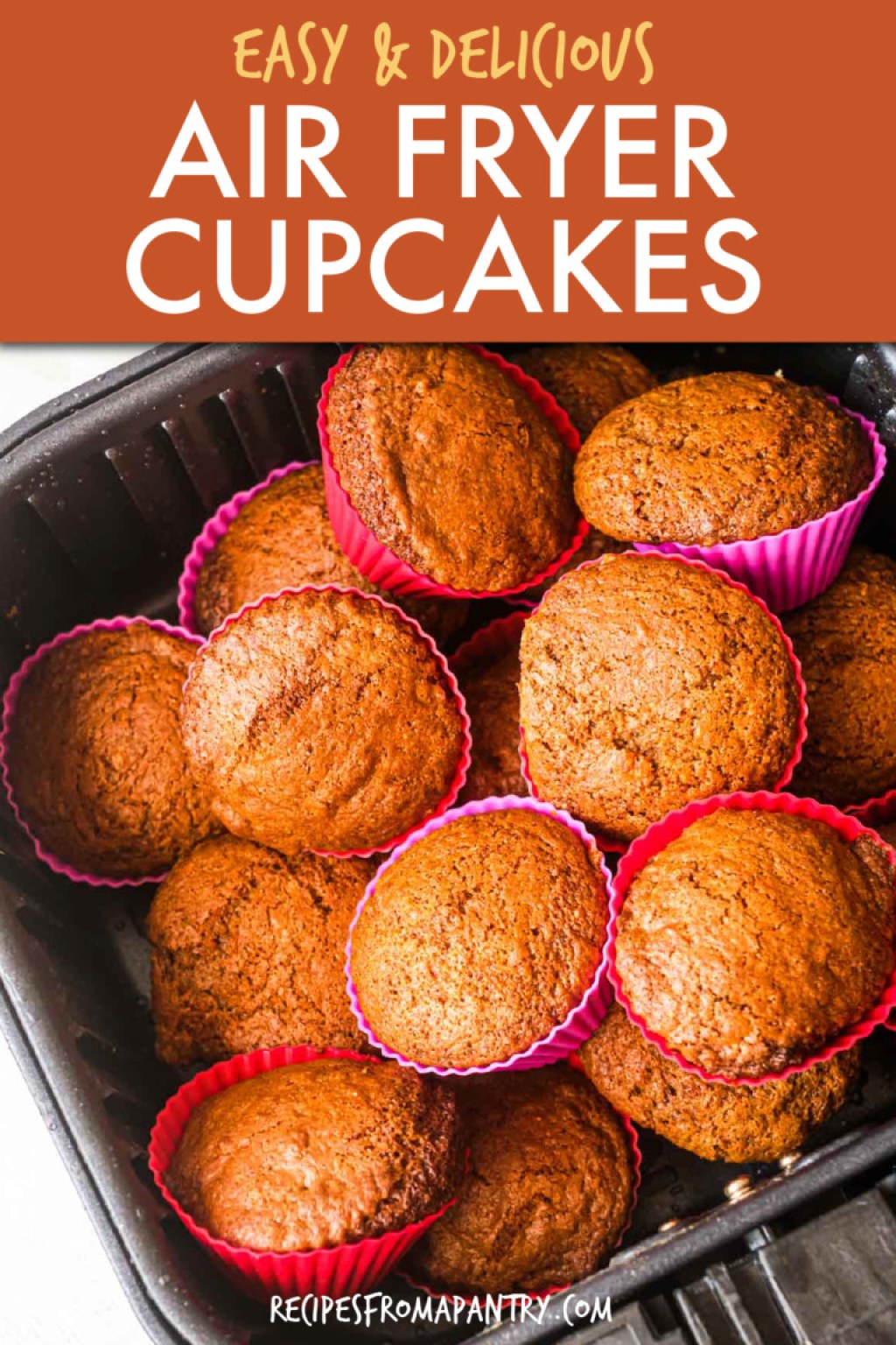 Picture of: Easy Air Fryer Cupcakes – Recipes From A Pantry