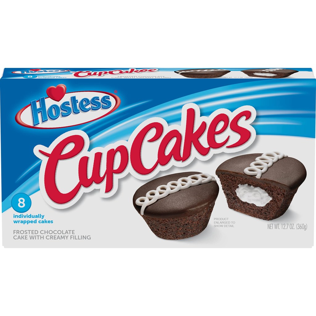 Picture of: Hostess Cup Cakes – Frosted Chocolate Cake with Creamy Filling (g)