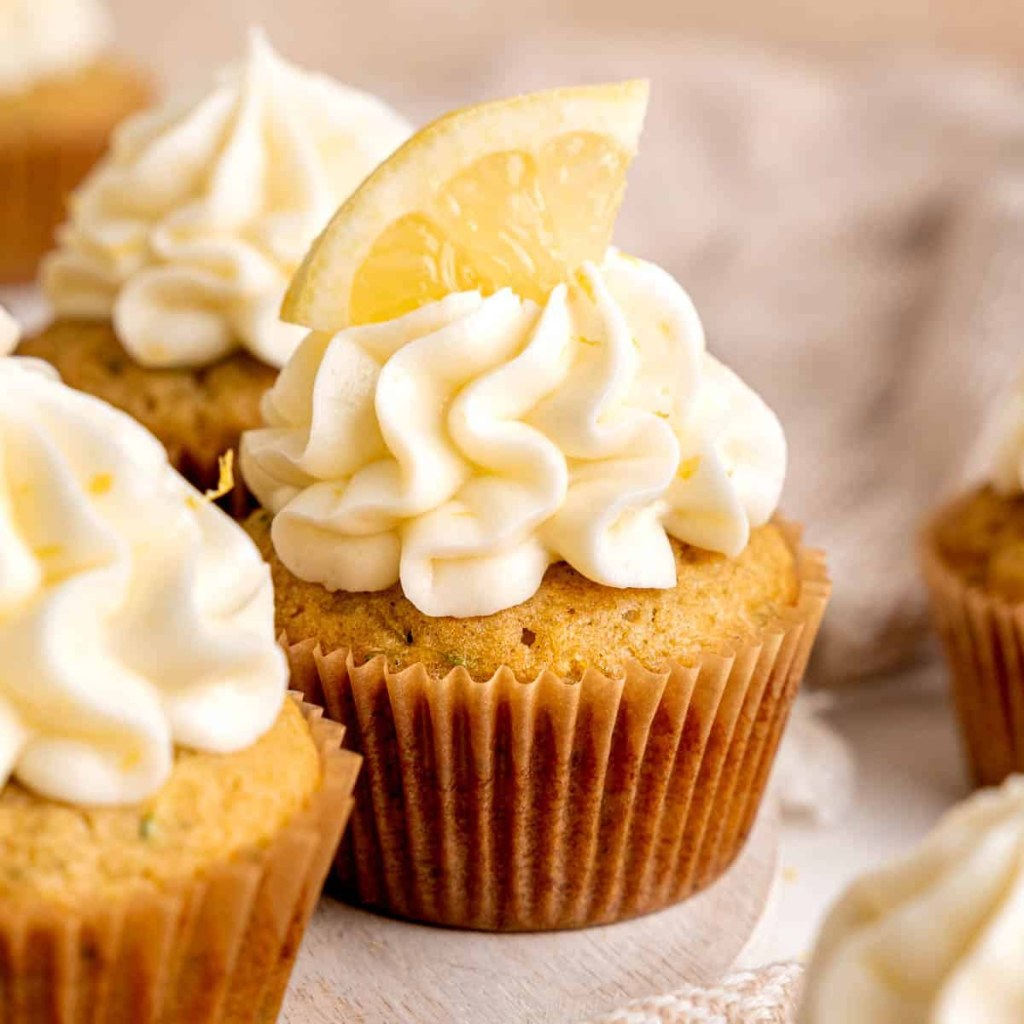Picture of: Lemon Zucchini Cupcakes