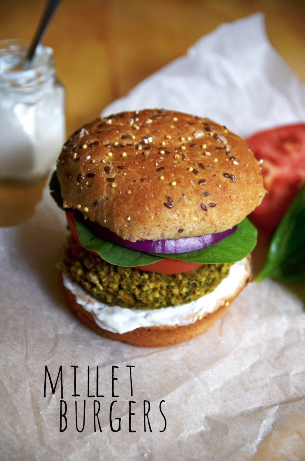 Picture of: Millet Veggie Burgers