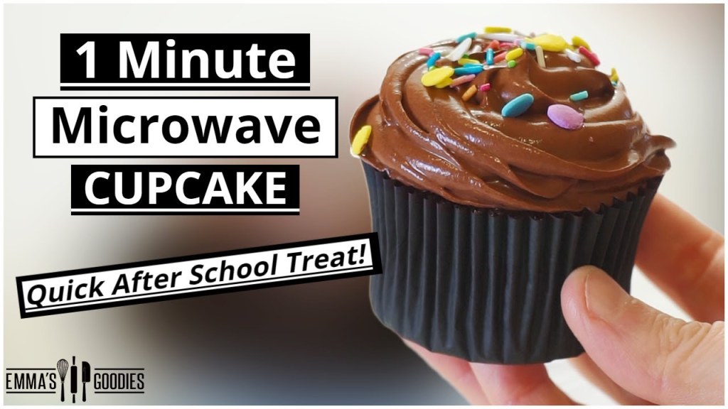 Picture of: Minute Microwave CUPCAKE ! The EASIEST Chocolate Cupcake Recipe