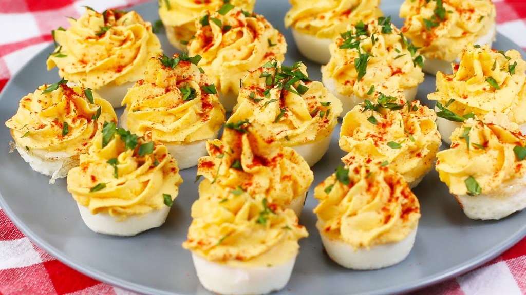 Picture of: Muffin Tin Deviled Eggs