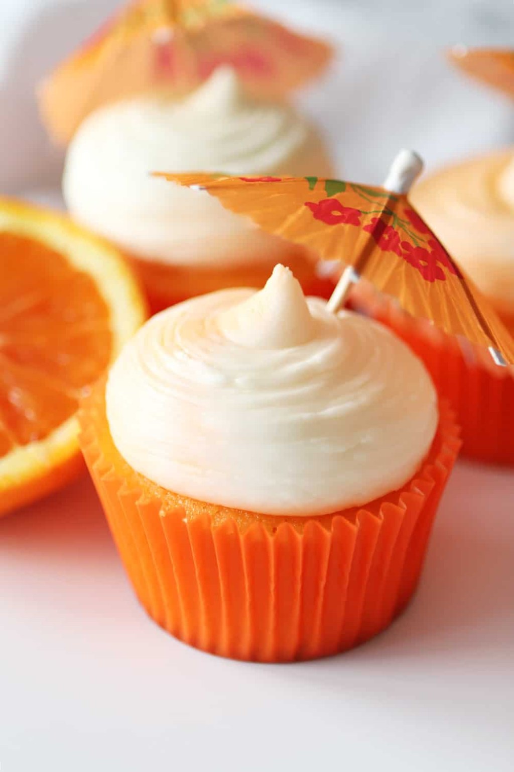 Picture of: Orange Creamsicle Cupcakes