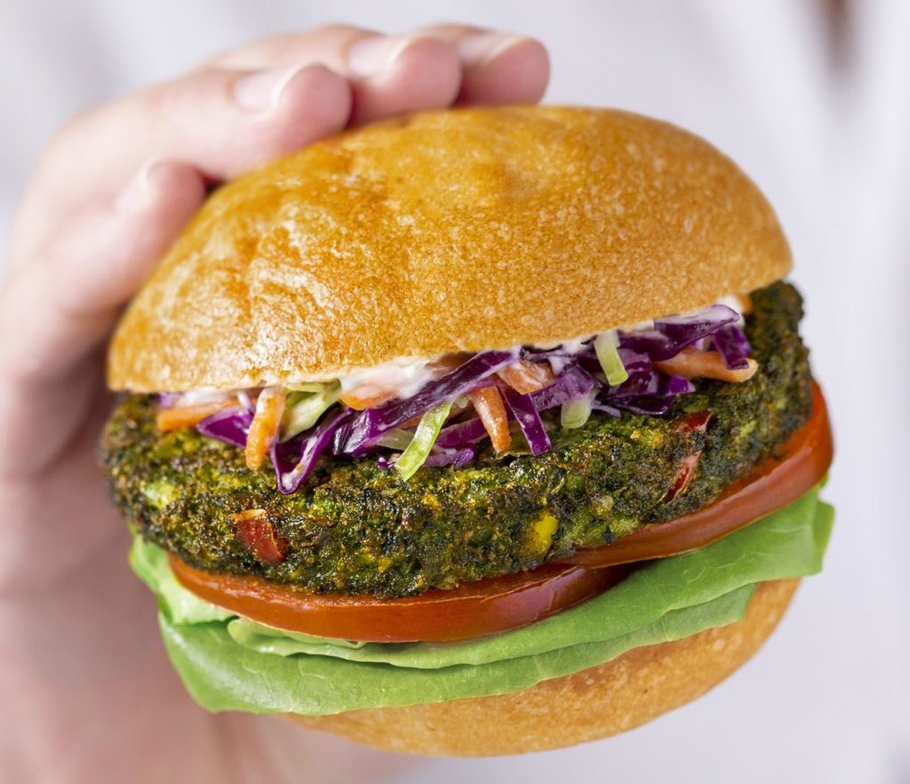 Picture of: Our Kale Veggie Burgers now have g of plant protein!  Dr