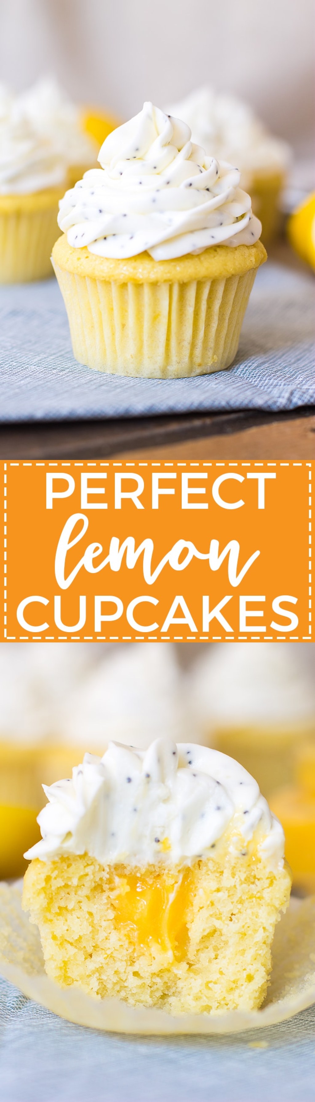 Picture of: Perfect Filled Lemon Cupcakes – Nourish and Fete