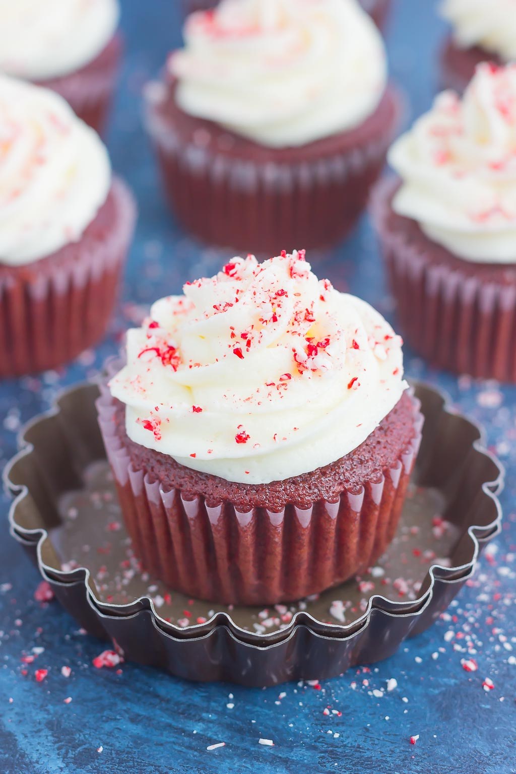 Picture of: Red Velvet Peppermint Cupcakes