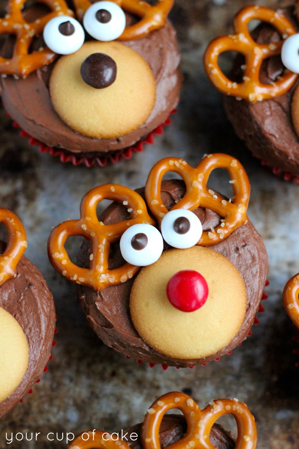 Picture of: Reindeer Cupcakes