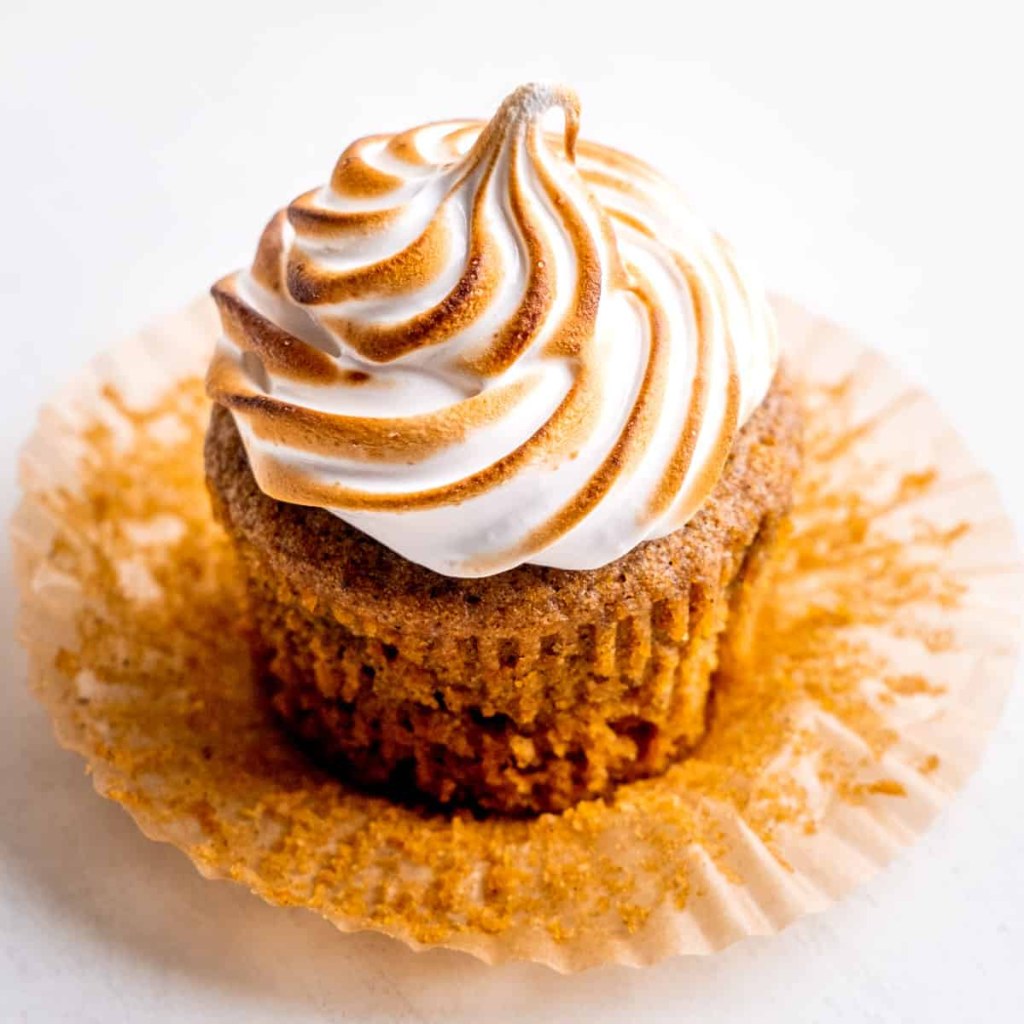 Picture of: Sweet Potato Cupcakes with Toasted Meringue Frosting