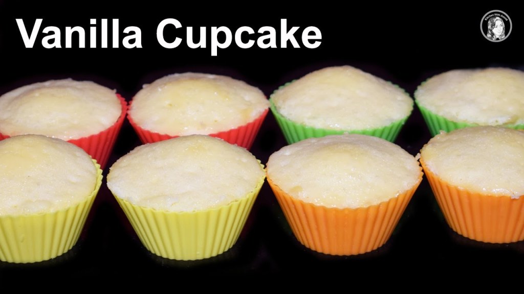 Picture of: Vanilla Cupcake in  minute Microwave – Fluffy Moist Cupcake – Simple  Vanilla Cupcake Recipe