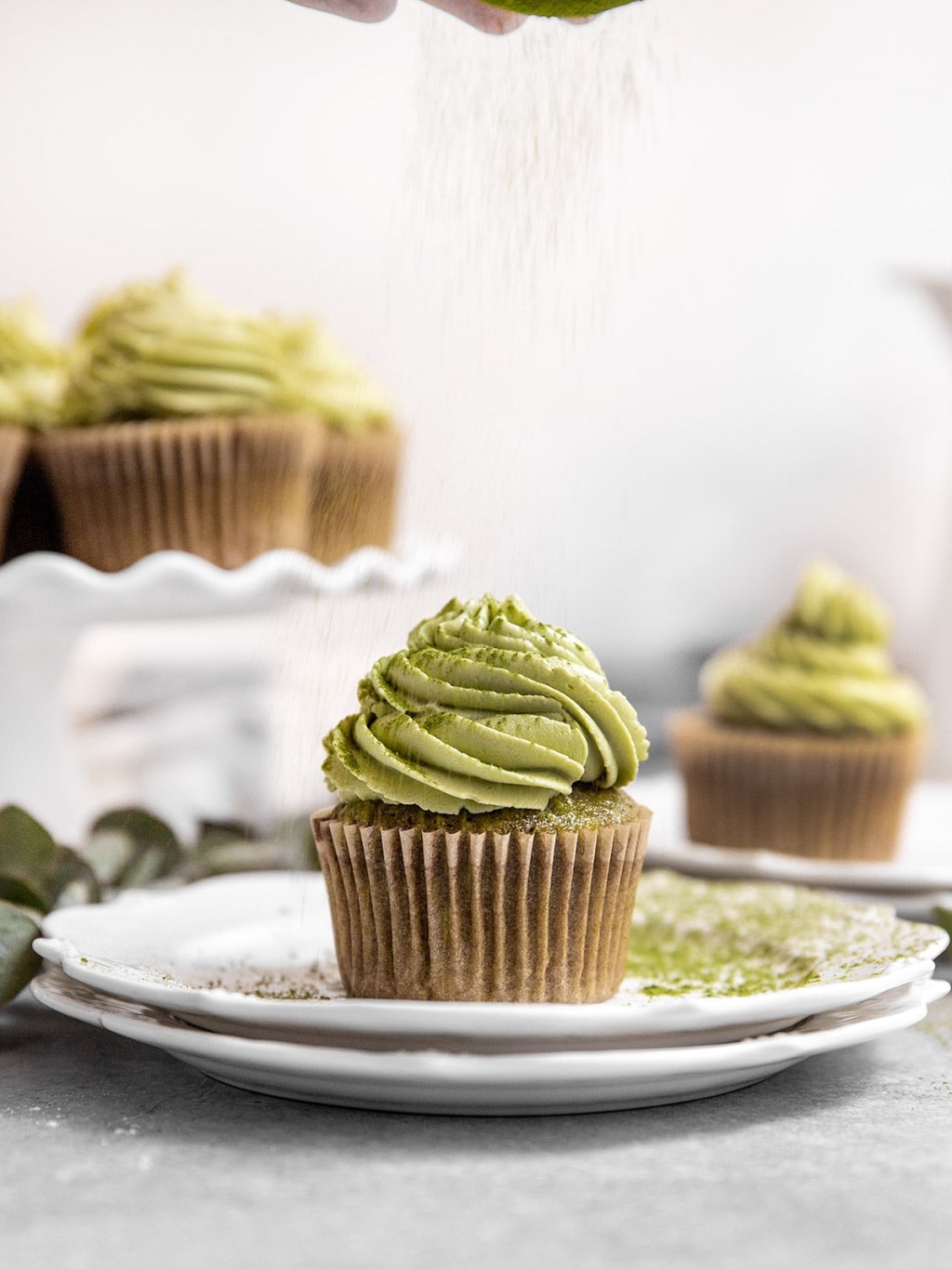 Picture of: Vegan Matcha Green Tea Cupcakes – ShortGirlTallOrder