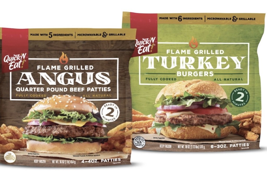 Picture of: Walmart Lists Quick ‘N Eat Angus Beef Patties and Turkey Burgers